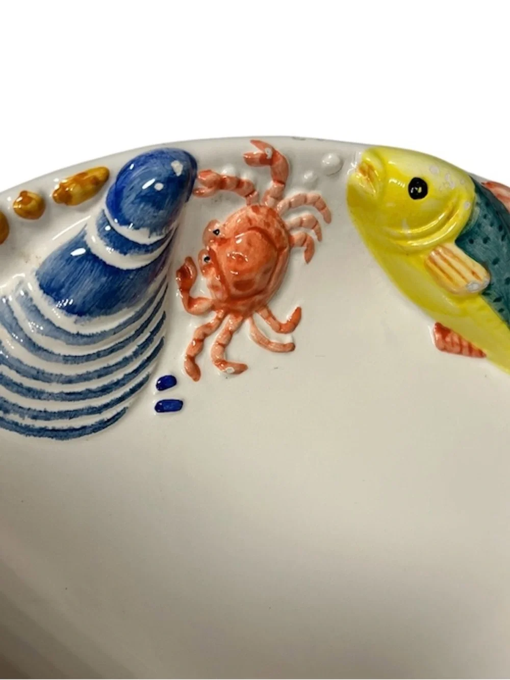 Seafood tropical serving platter